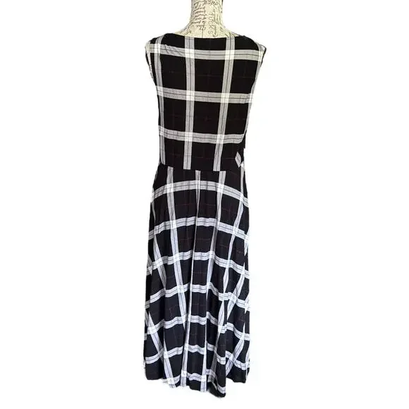 Torrid Black White Midi Studio Luxe Ponte Dress Size 1 1X - Picture 3 of 5